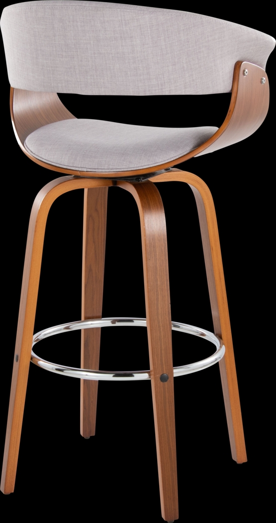 Uandi II Stone Swivel Counter Height Stool, Set of 2 - Thumbnail - Image 6