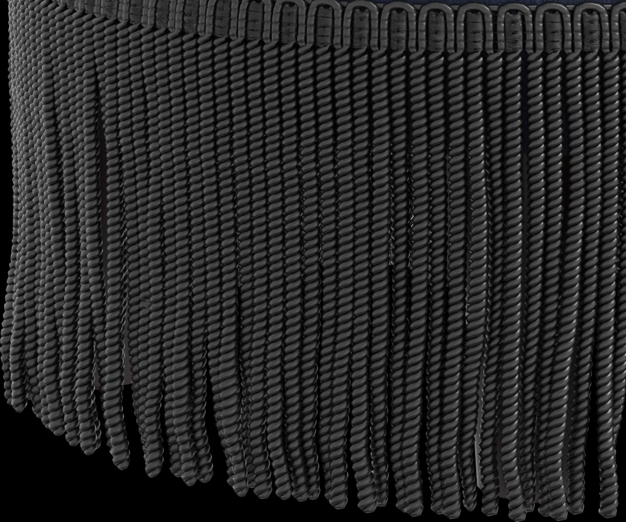 Uatit Blue Ottoman - Thumbnail - Image 4