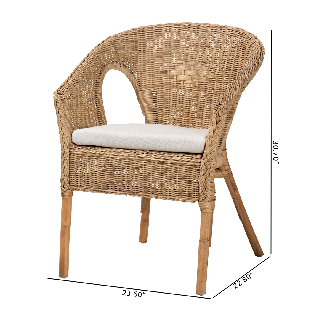 Ucita Brown Arm Chair - Thumbnail - Image 10