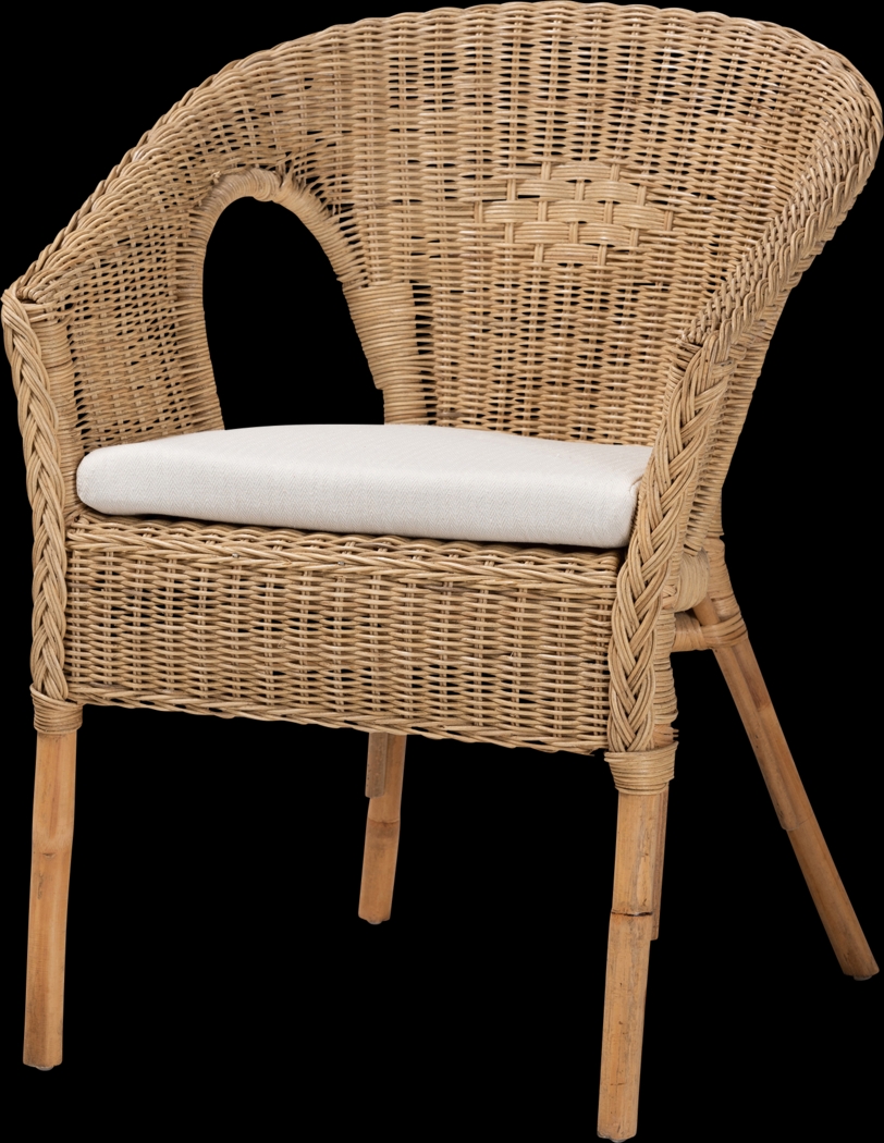 Ucita Brown Arm Chair - Thumbnail - Image 1