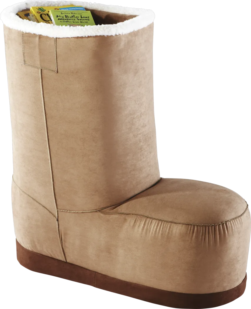 Ugg Style Brown Boot Chair Large - Thumbnail - Image 1