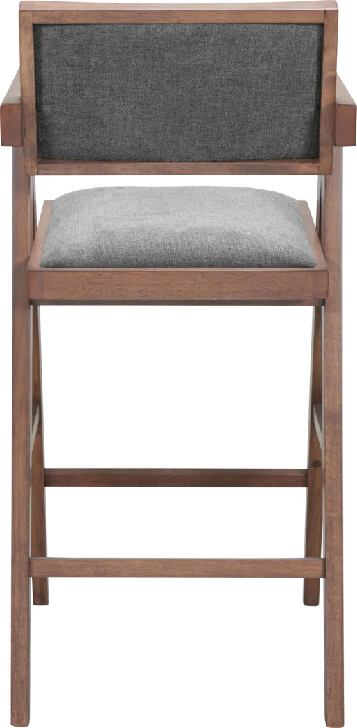 Uhadha Gray Bar Stool, Set of 2 - Thumbnail - Image 7