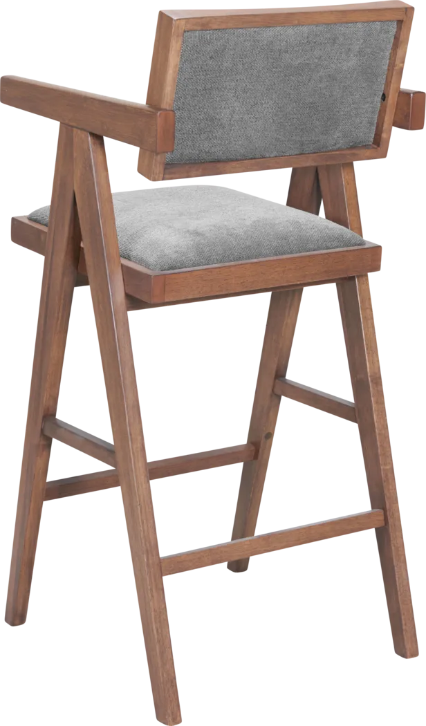 Uhadha Gray Bar Stool, Set of 2 - Thumbnail - Image 8
