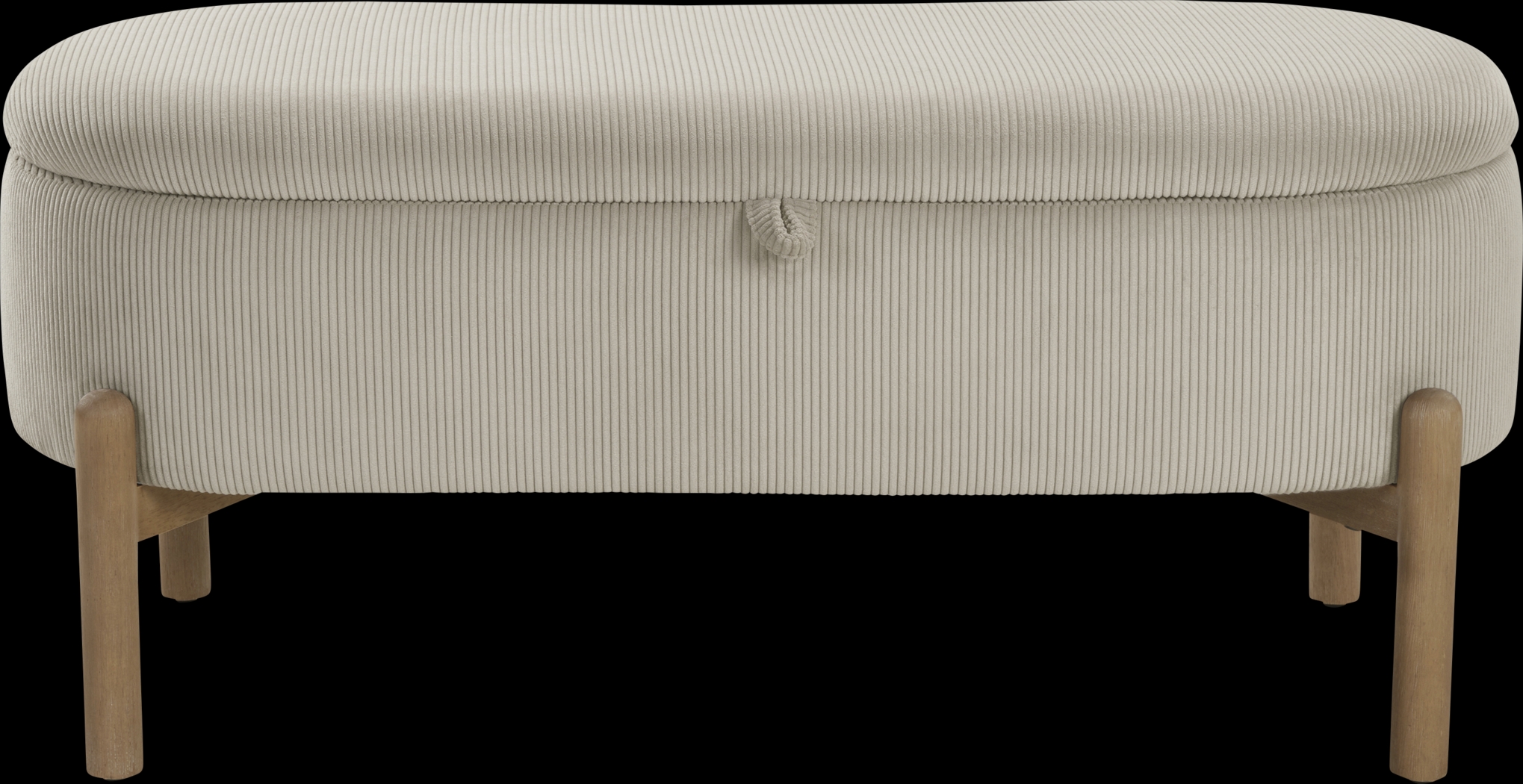 Ulivia Beige Storage Bench - Thumbnail - Image 4