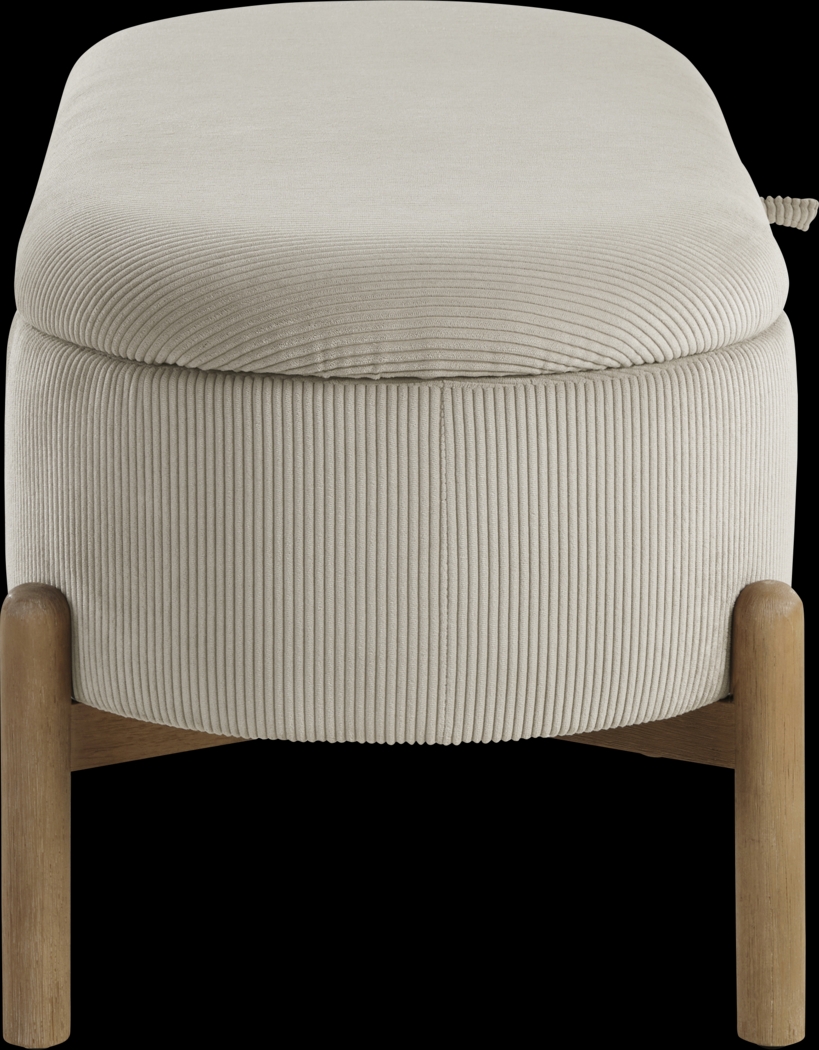 Ulivia Beige Storage Bench - Thumbnail - Image 7