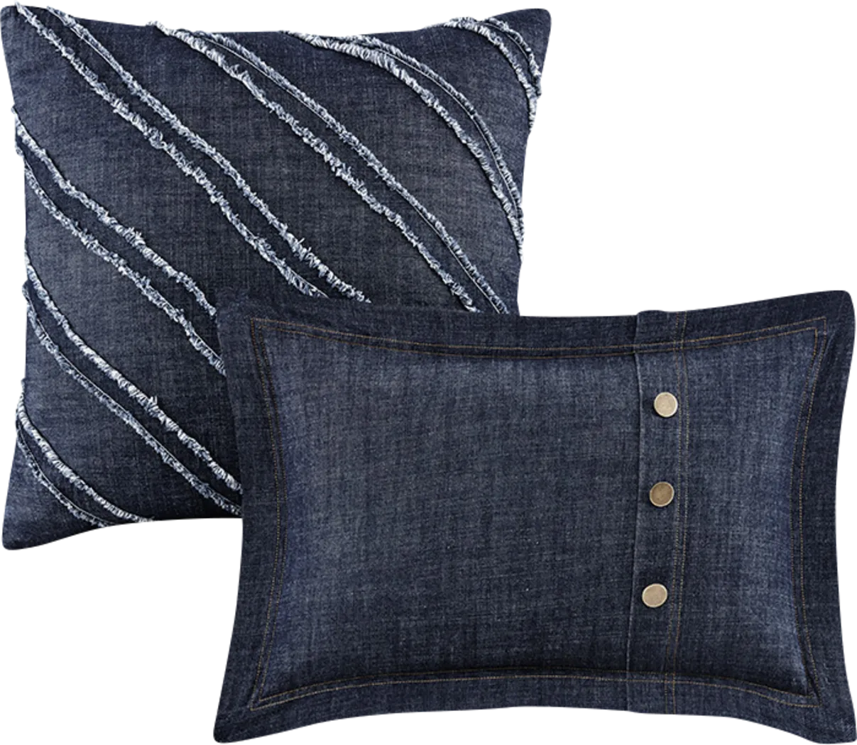 Ulloa Blue 5 Pc King/California King Comforter Set - Thumbnail - Image 4