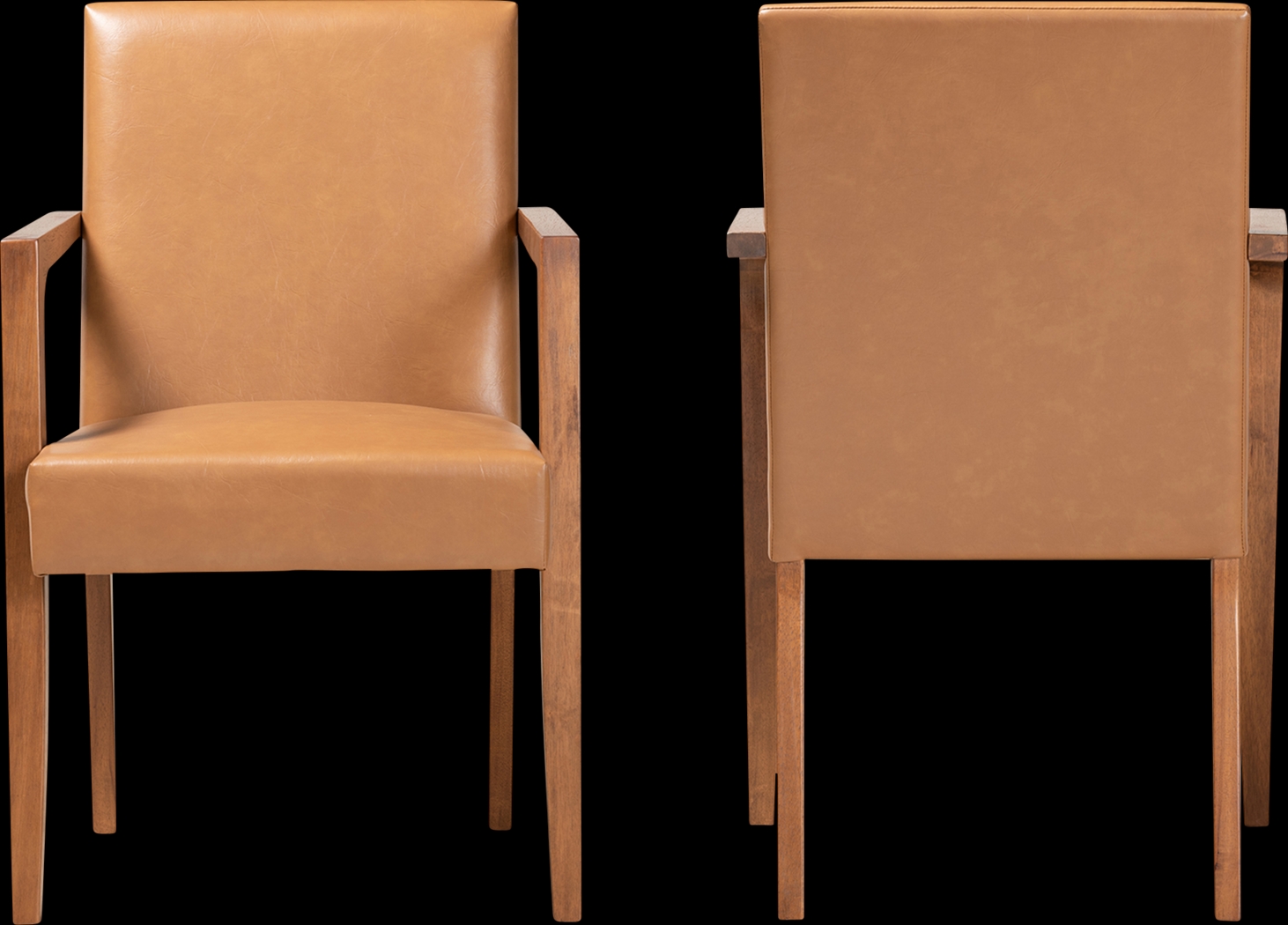 Ulloa Brown Accent Chair, Set of 2 - Thumbnail - Image 2