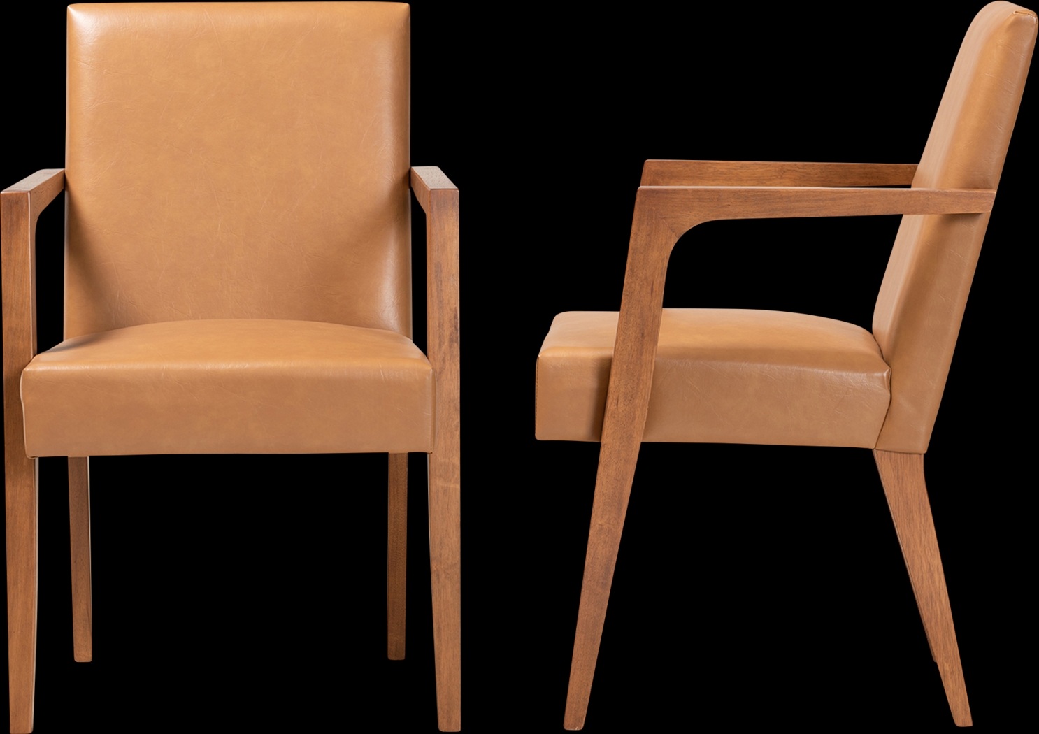 Ulloa Brown Accent Chair, Set of 2 - Thumbnail - Image 3