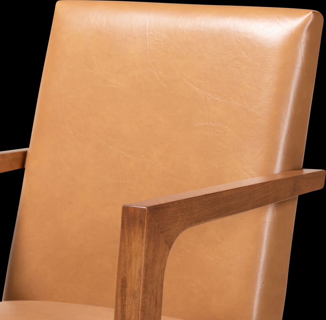 Ulloa Brown Accent Chair, Set of 2 - Thumbnail - Image 4