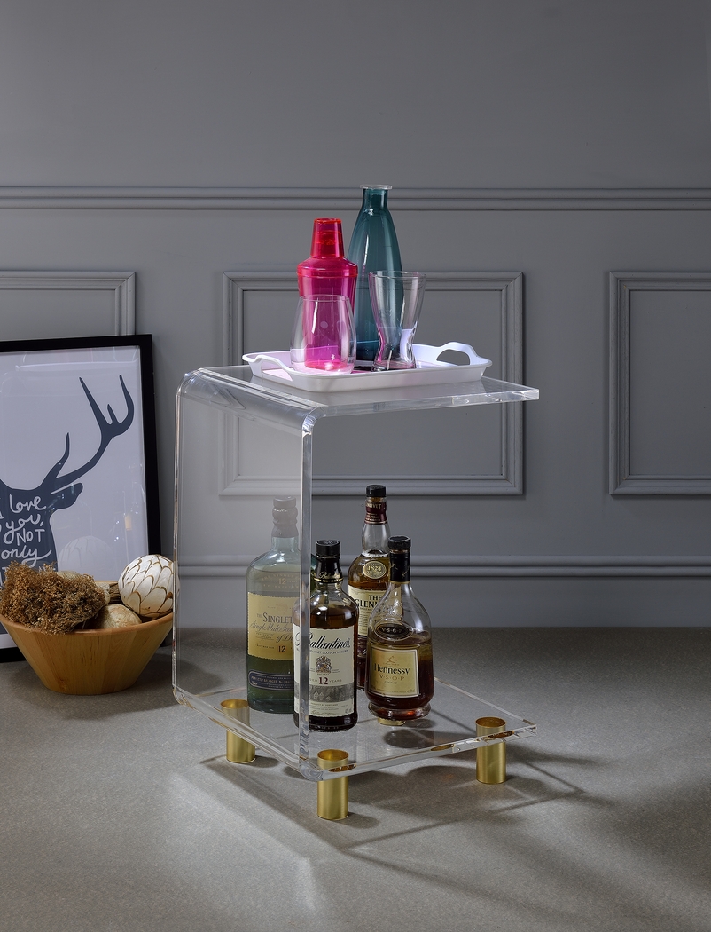 Ulmea Clear Accent Table - Thumbnail - Image 3