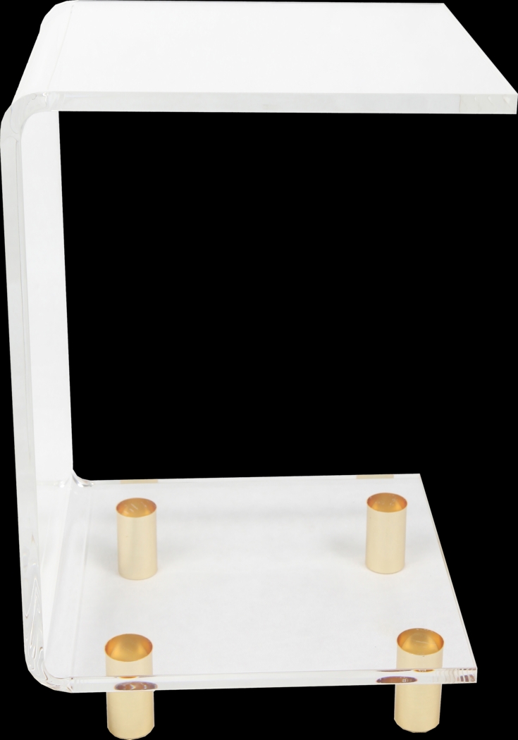 Ulmea Clear Accent Table - Thumbnail - Image 1