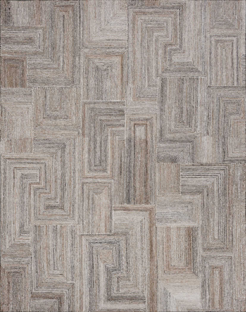 Ulzu Brown 8' x 10' Rug - Thumbnail - Image 1