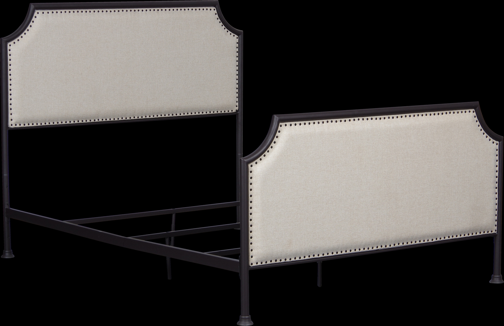 Uma Cream Queen Panel Bed - Thumbnail - Image 4