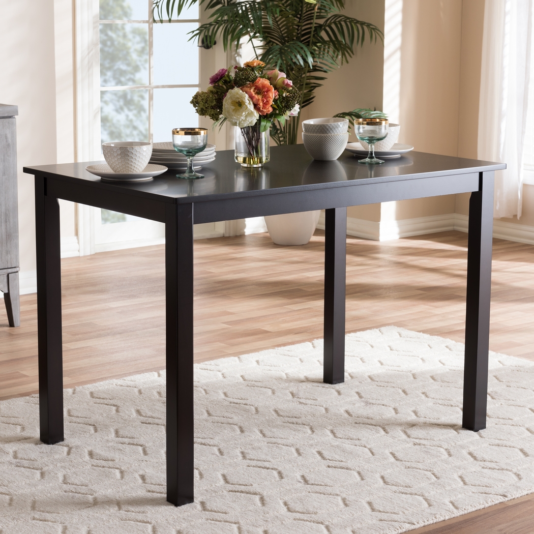 Umbagog Dark Brown Dining Table - Thumbnail - Image 2