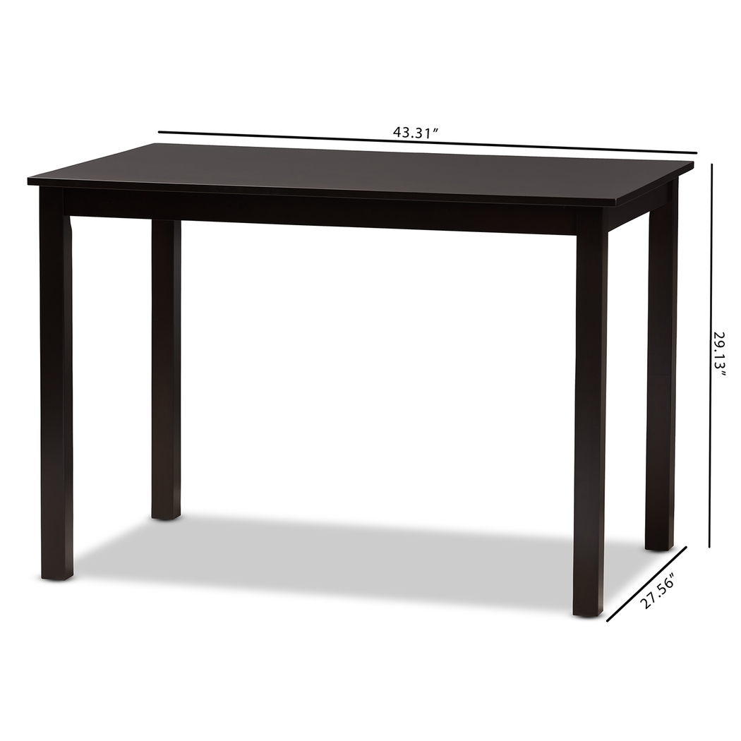 Umbagog Dark Brown Dining Table - Thumbnail - Image 7