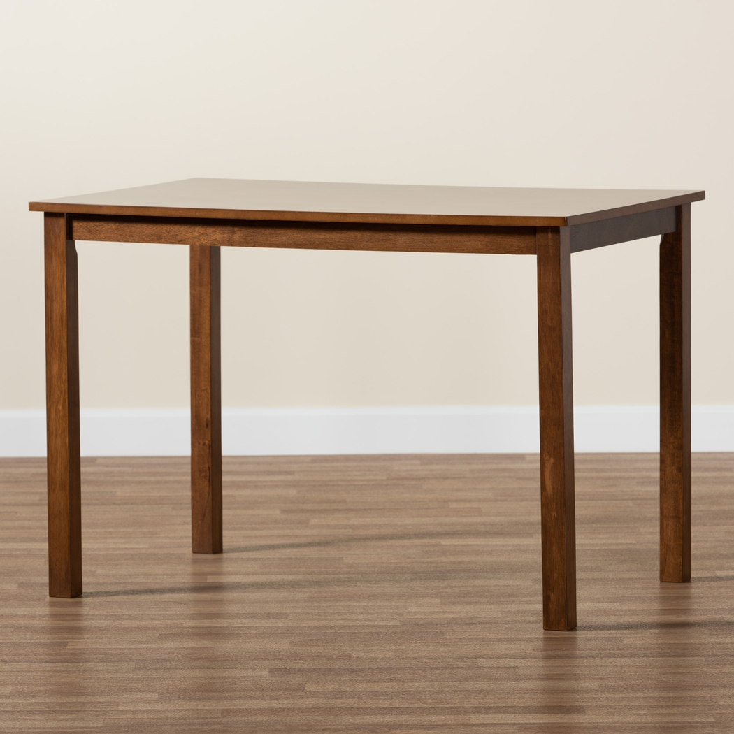 Umbagog Walnut Brown Dining Table - Thumbnail - Image 8