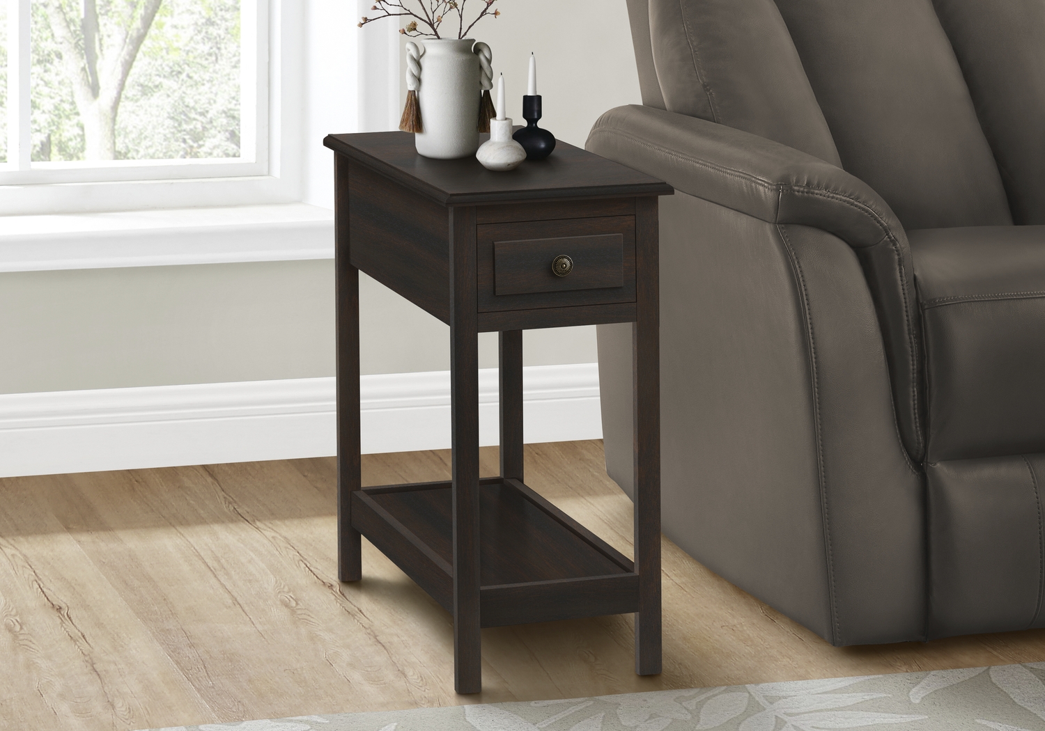 Umberland Walnut Accent Table - Thumbnail - Image 2