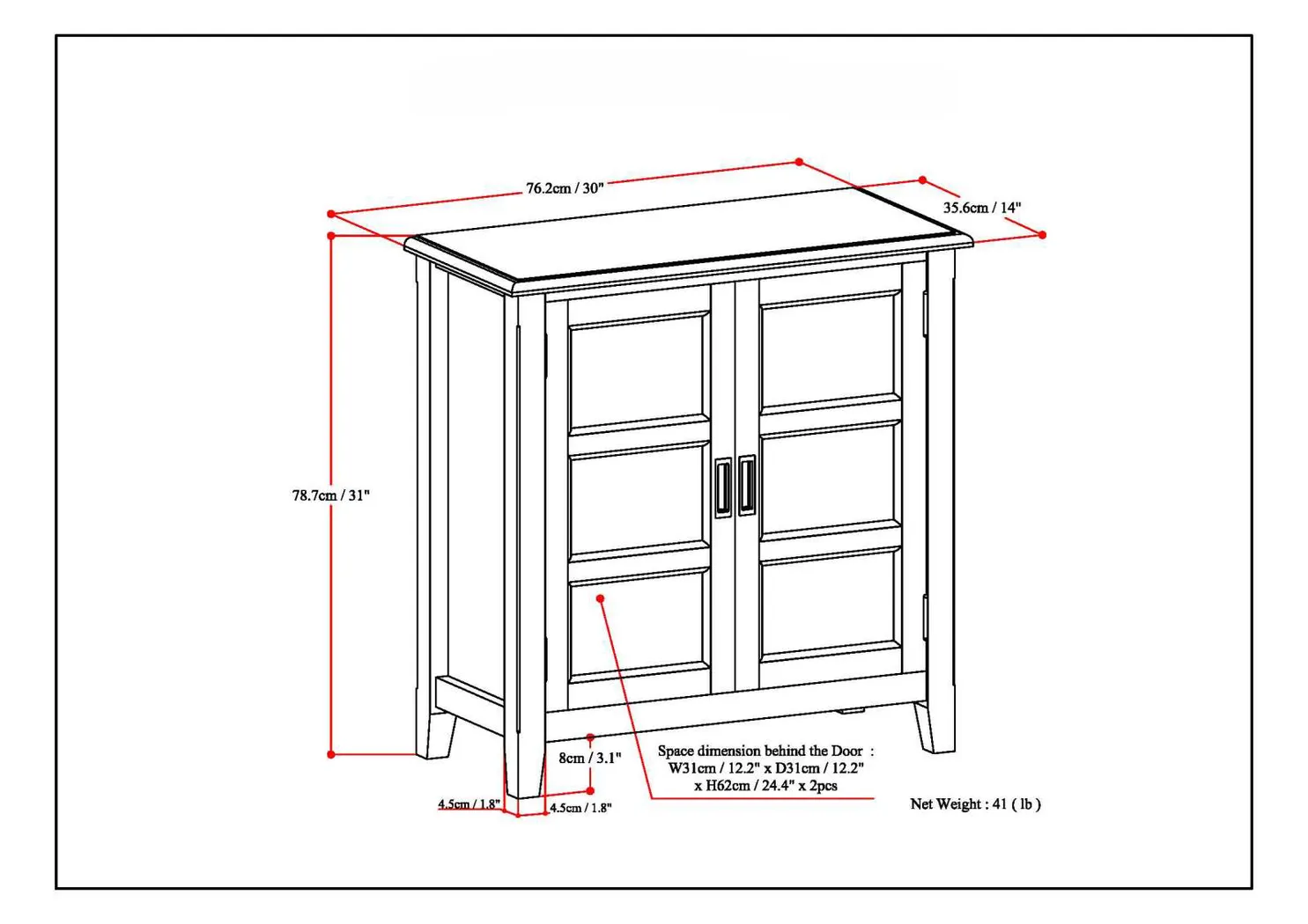 Underwood Brown Storage Cabinet - Thumbnail - Image 9
