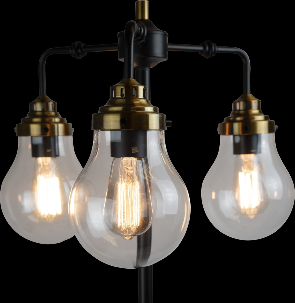 Unger Cove Black Floor Lamp - Thumbnail - Image 5