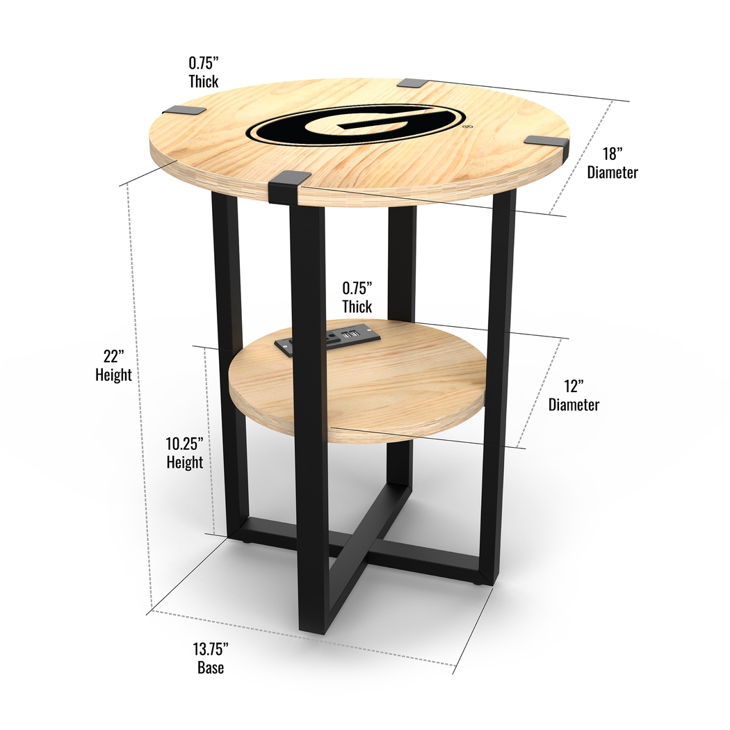 University of Georgia Side Table - Thumbnail - Image 5