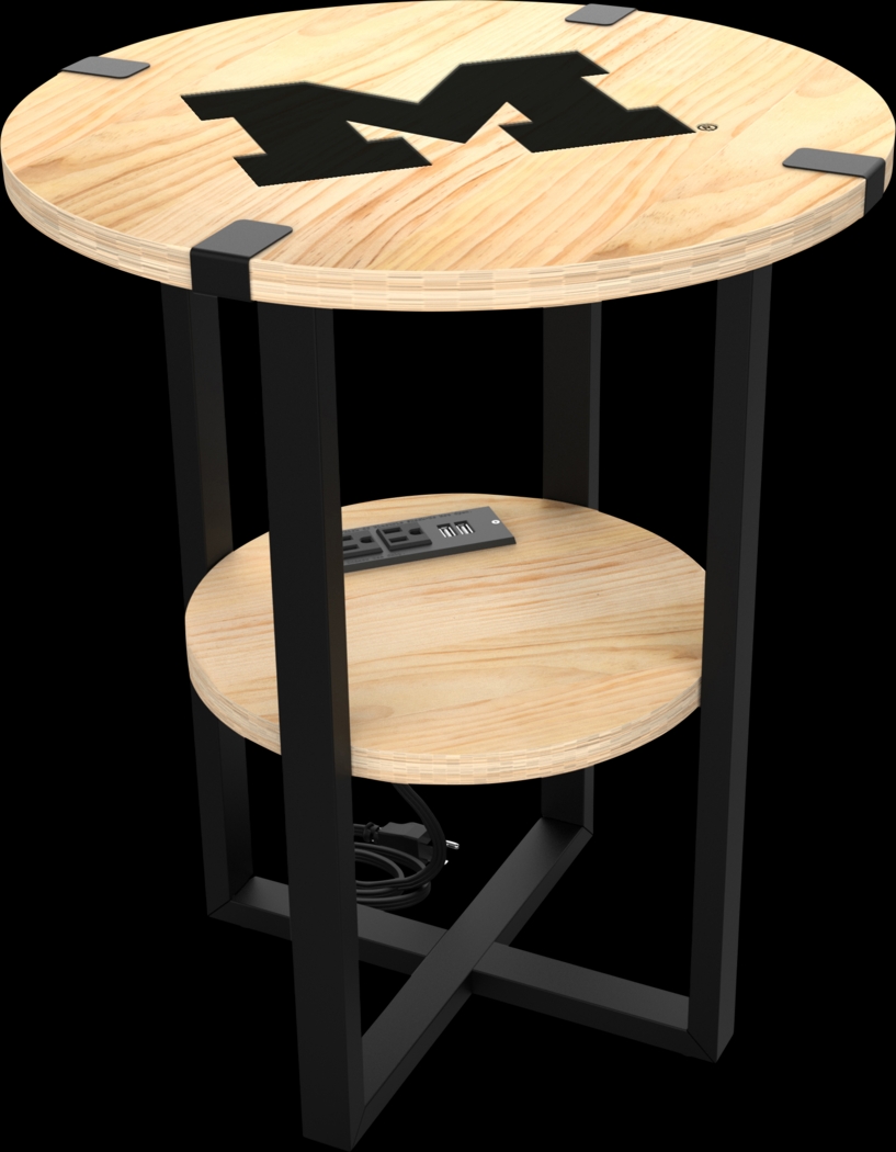University of Michigan Side Table - Thumbnail - Image 1