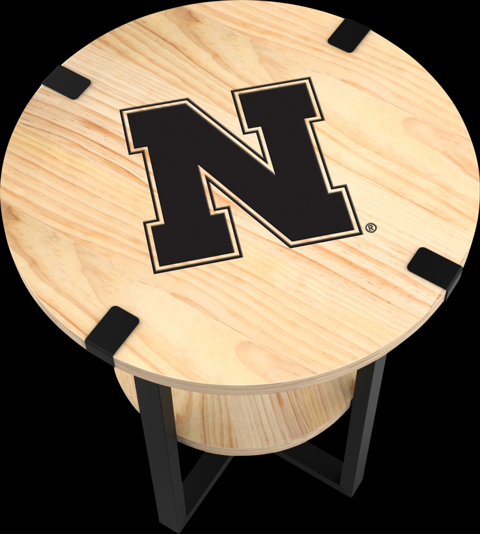 University of Nebraska Side Table - Thumbnail - Image 4