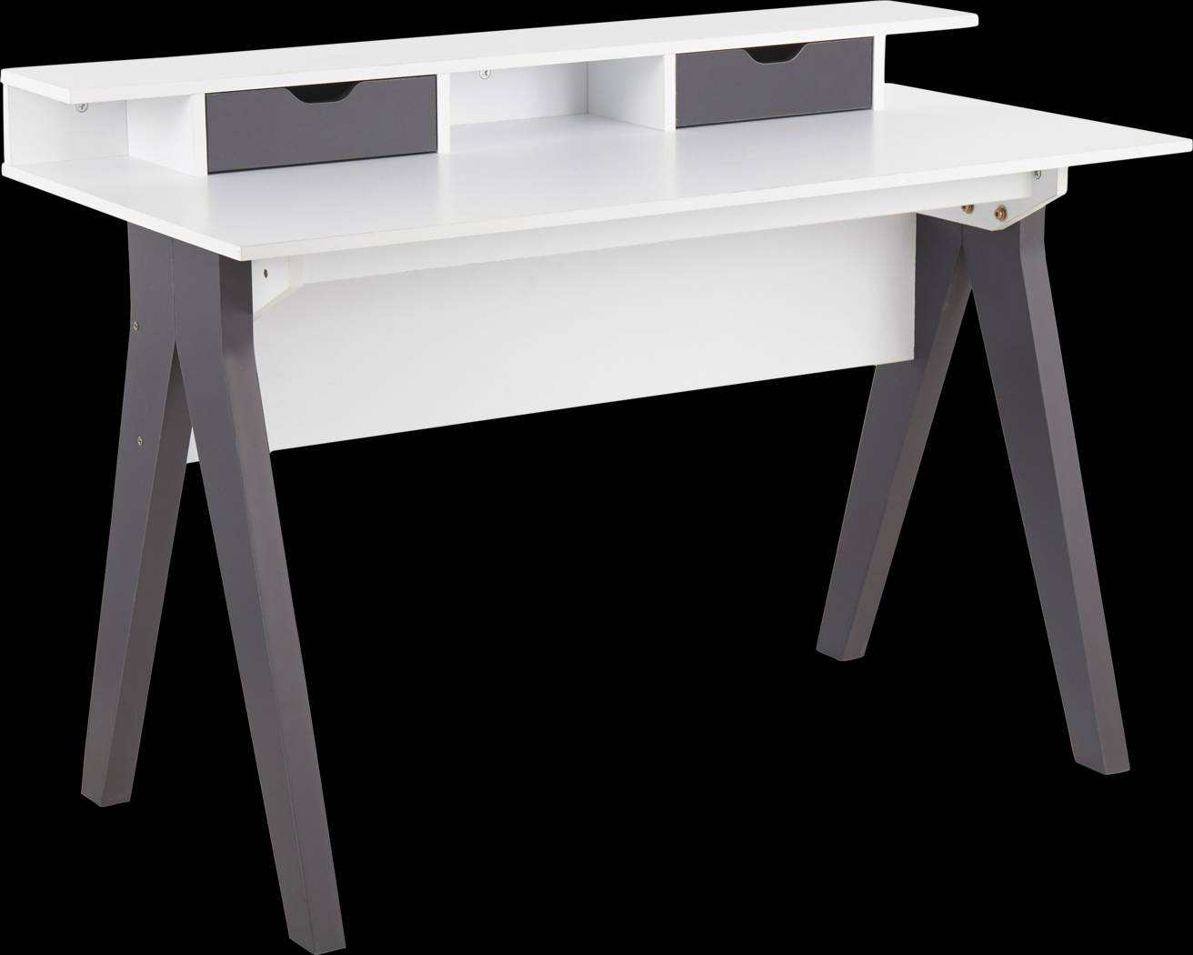 Unzell White Desk - Thumbnail - Image 1