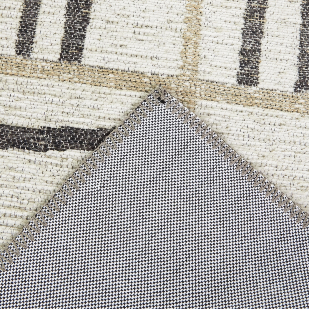 Uppas Cream 5'3 x 7' Area Rug - Thumbnail - Image 5
