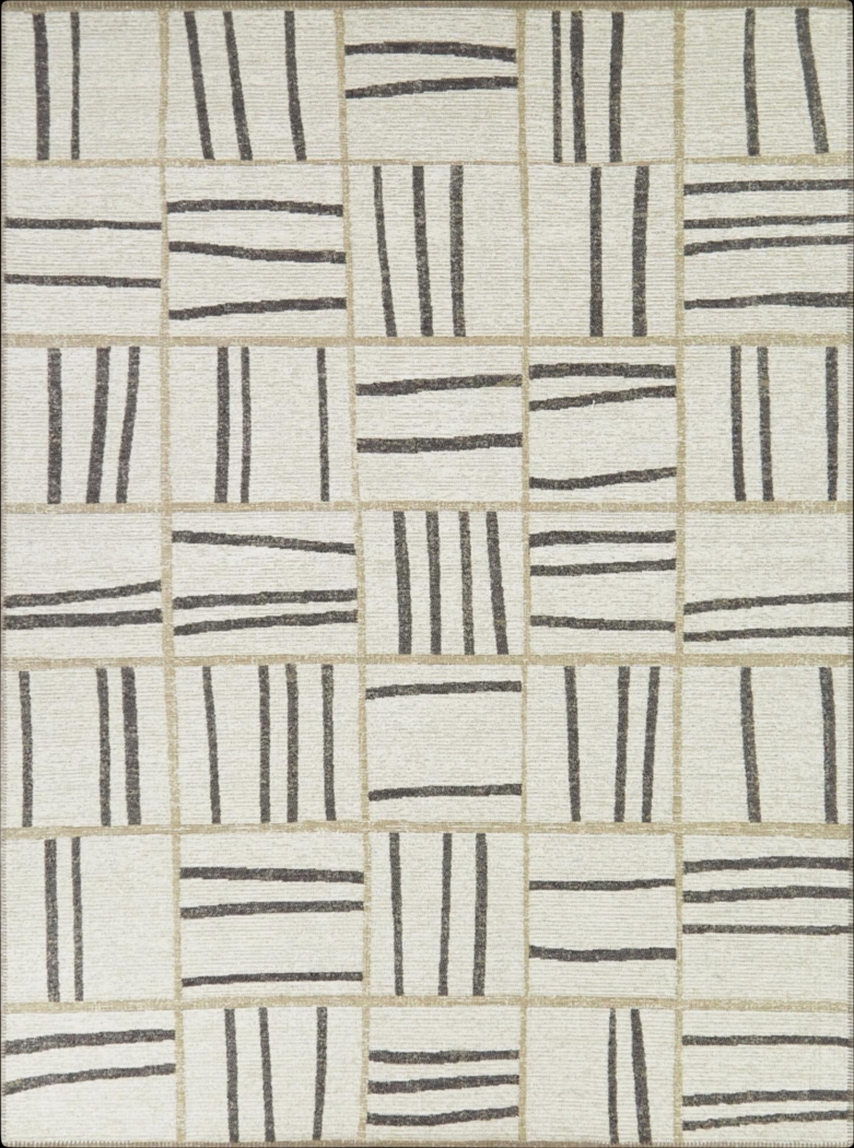 Uppas Cream 7'10 x 10' Area Rug - Thumbnail - Image 1