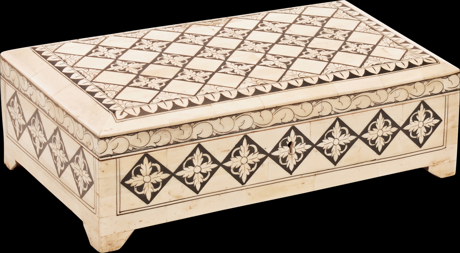 Upperbrook Cream Decorative Box - Thumbnail - Image 1