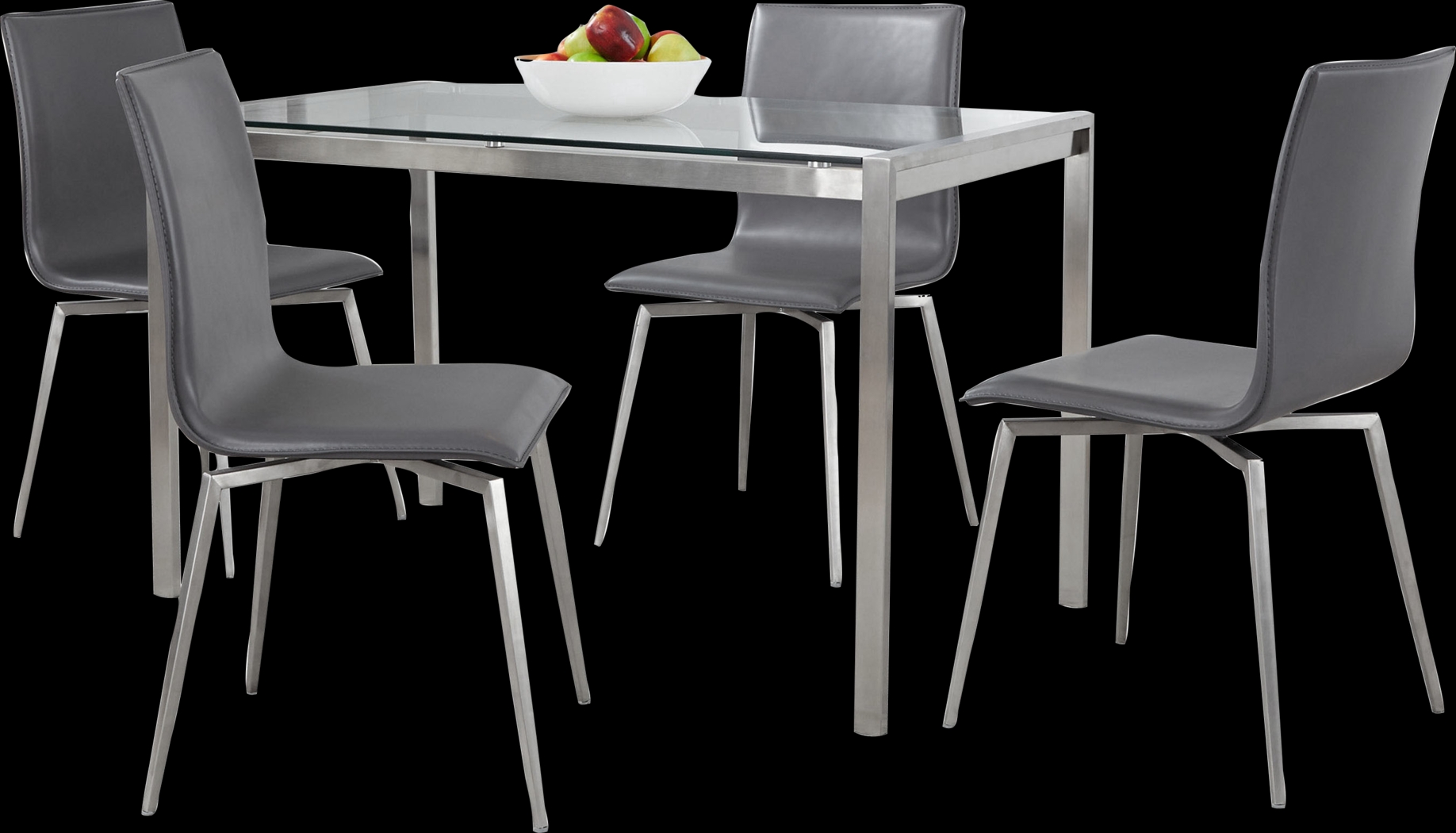 Upsall I Gray 5pc Dining Set - Thumbnail - Image 1