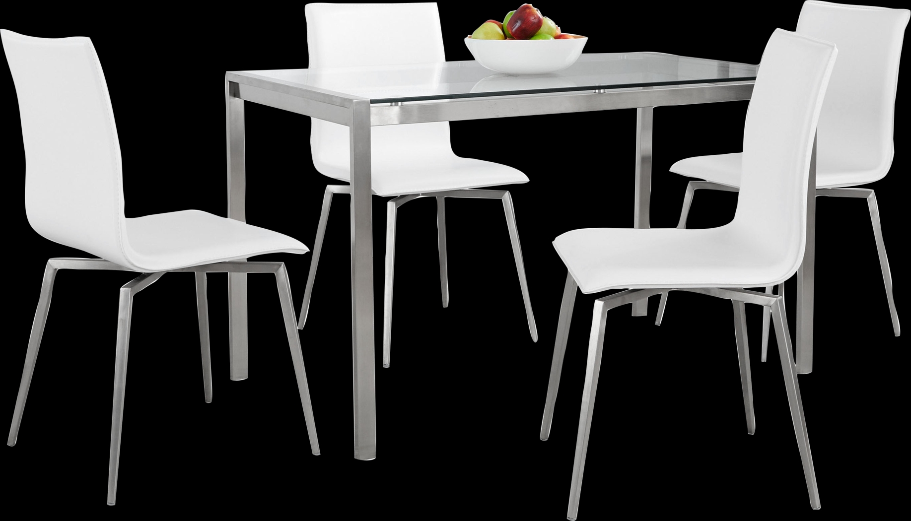Upsall I White 5pc Dining Set - Thumbnail - Image 3