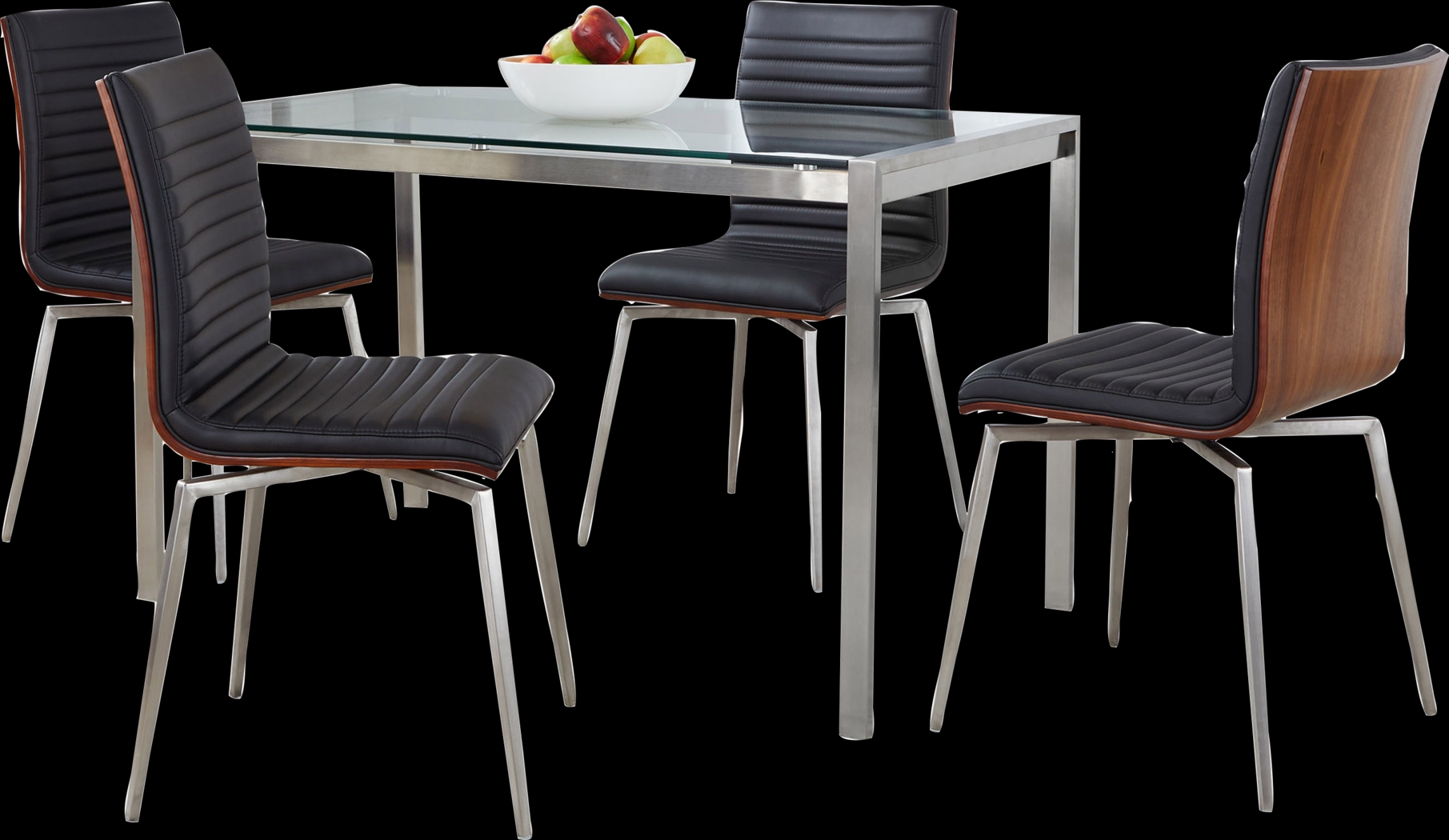 Upsall II Black 5pc Dining Set - Thumbnail - Image 3