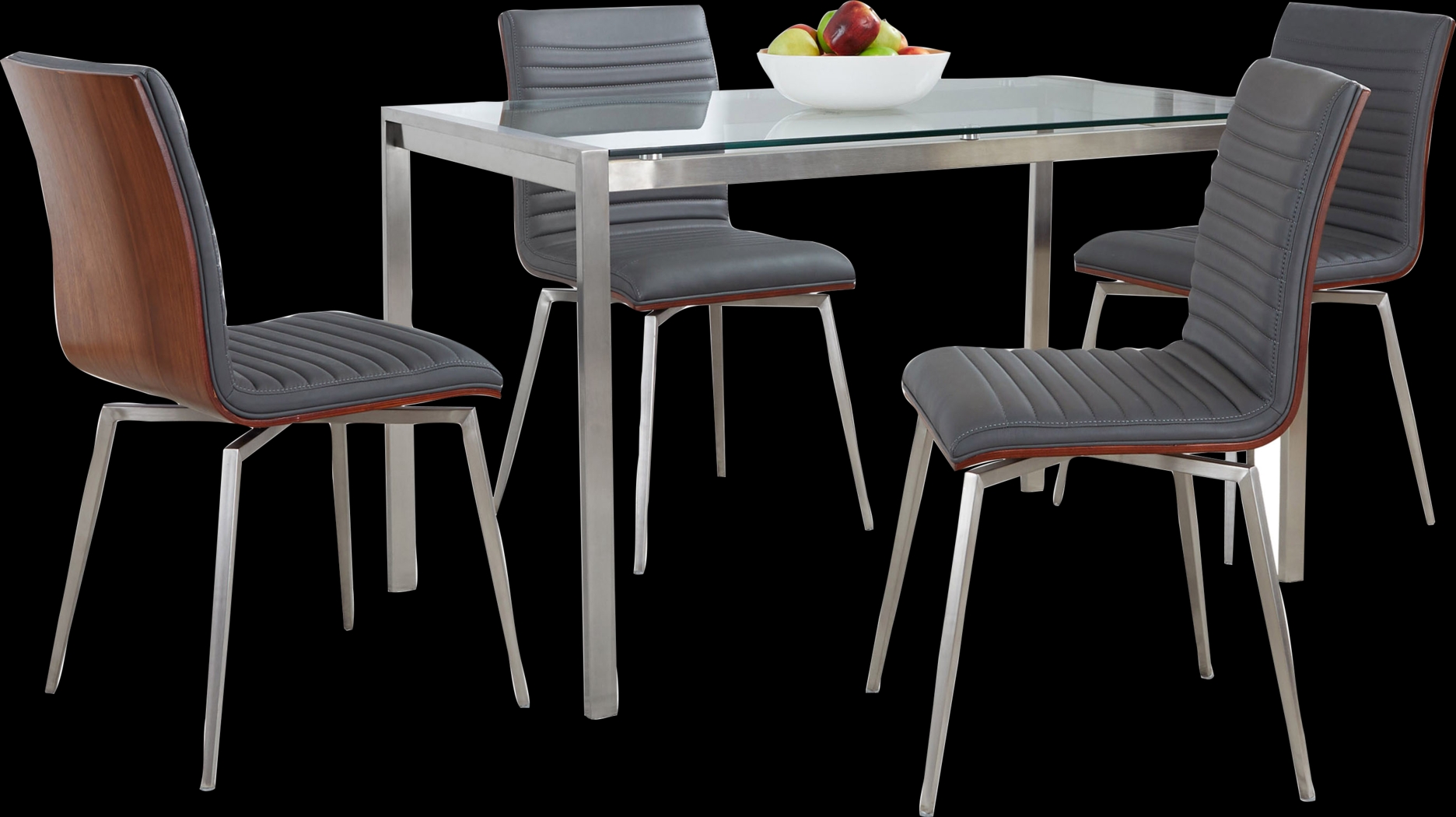 Upsall II Gray 5pc Dining Set - Thumbnail - Image 3