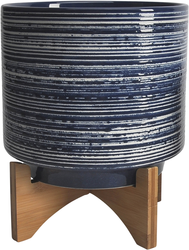 Upson Blue Planter, Set of 2 - Thumbnail - Image 2