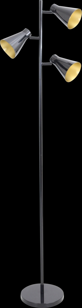 Upton Circle Black Floor Lamp - Thumbnail - Image 5