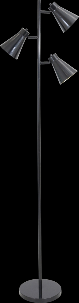 Upton Circle Black Floor Lamp - Thumbnail - Image 9