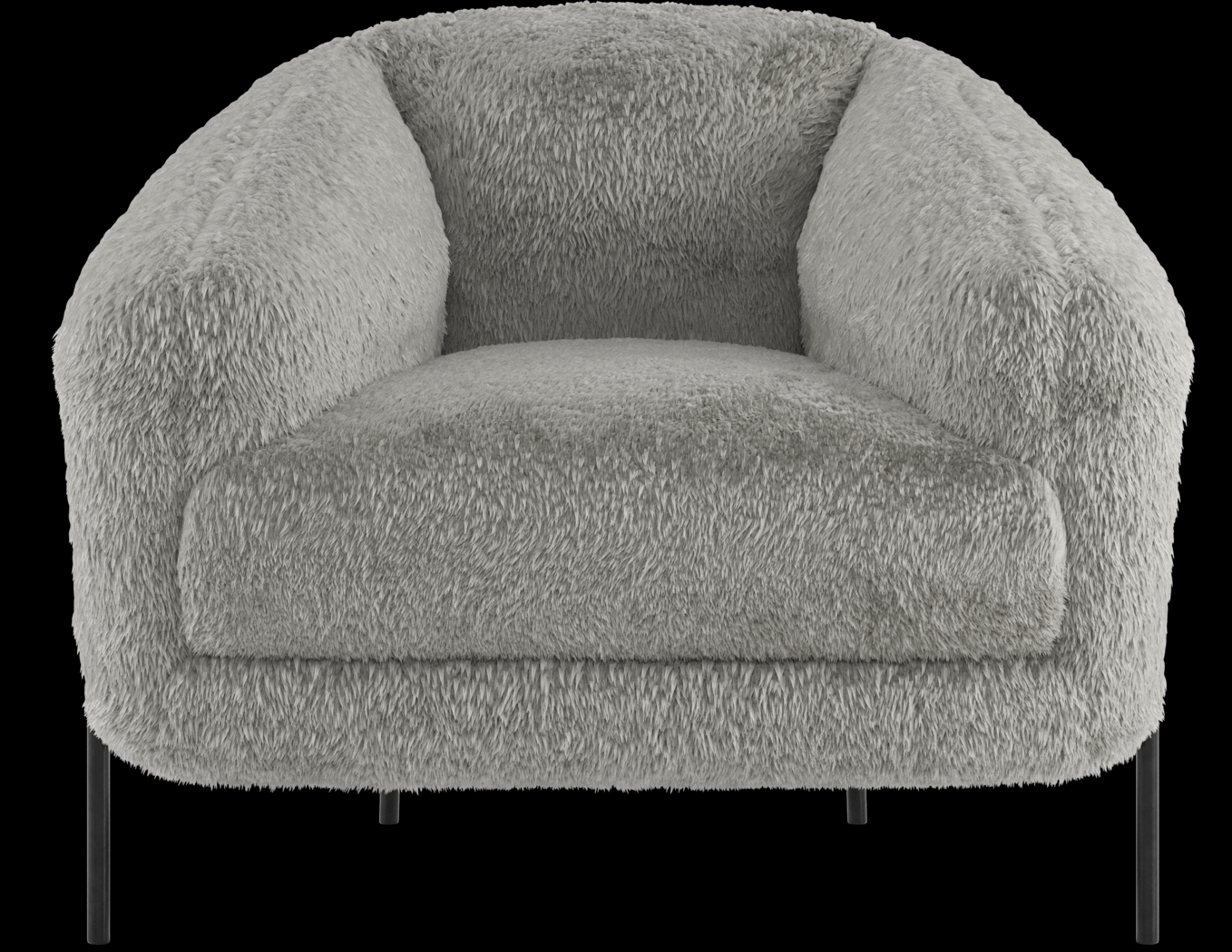 Uptown Gray Accent Chair - Thumbnail - Image 2