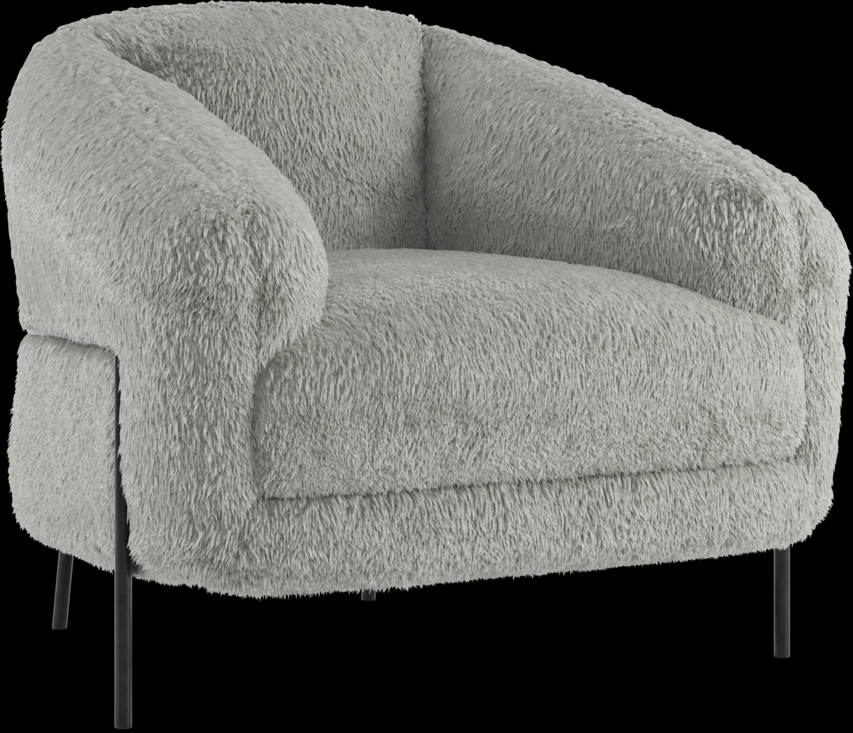 Uptown Gray Accent Chair - Thumbnail - Image 1