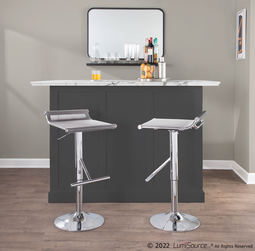 Upvalley Silver Barstool - Thumbnail - Image 7
