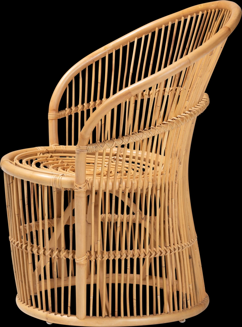 Uraia Brown Accent Chair - Thumbnail - Image 4