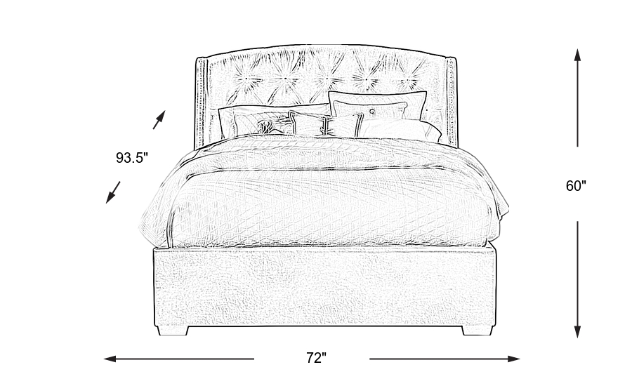 Dimension Image. Please refer to the Dimension Tab on this page for dimension details.