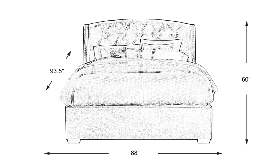 Dimension Image. Please refer to the Dimension Tab on this page for dimension details.