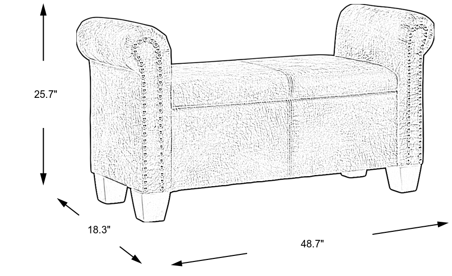 Dimension Image. Please refer to the Dimension Tab on this page for dimension details.