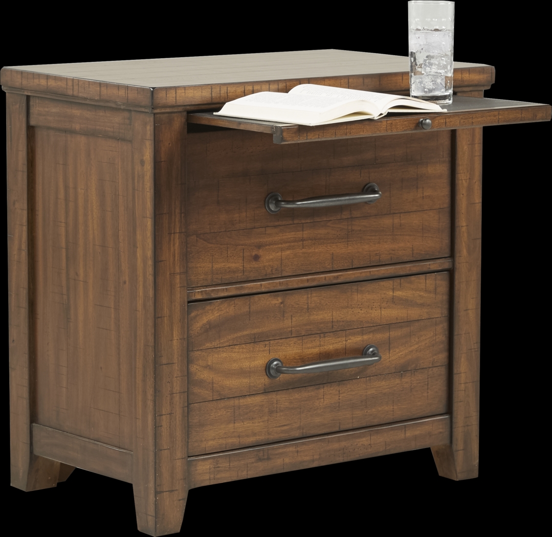 Urban Plains Brown Nightstand - Thumbnail - Image 2