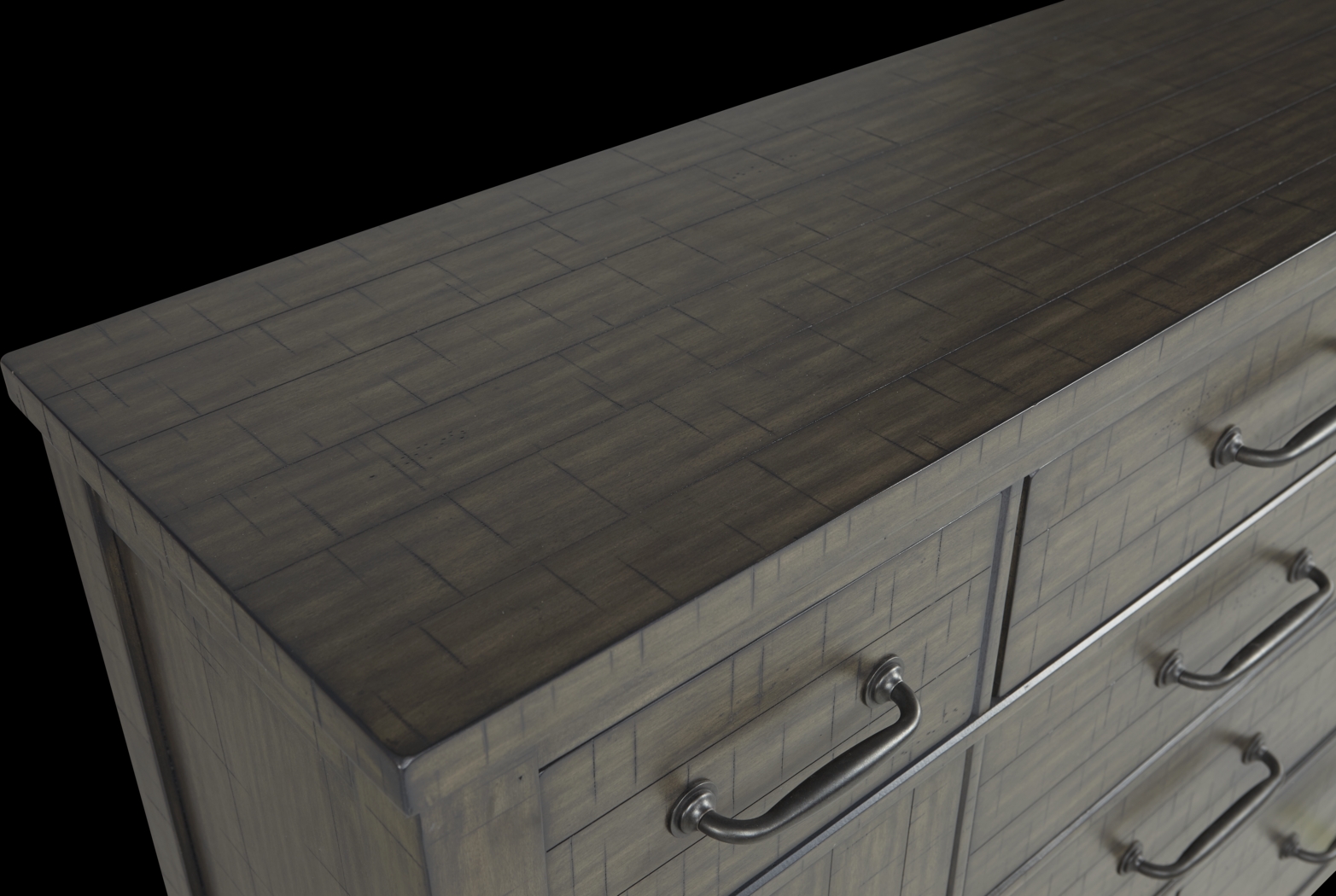 Urban Plains Gray 5 Pc Queen Upholstered Bedroom - Thumbnail - Image 8