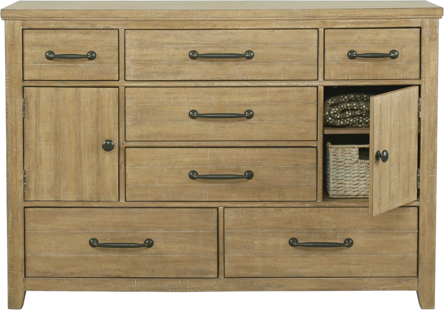 Urban Plains Mahogany Door Dresser - Thumbnail - Image 2