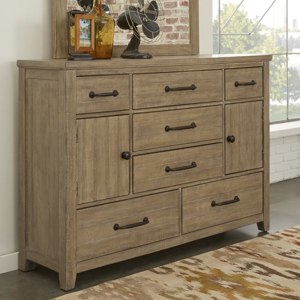 Urban Plains Mahogany Door Dresser - Thumbnail - Image 3