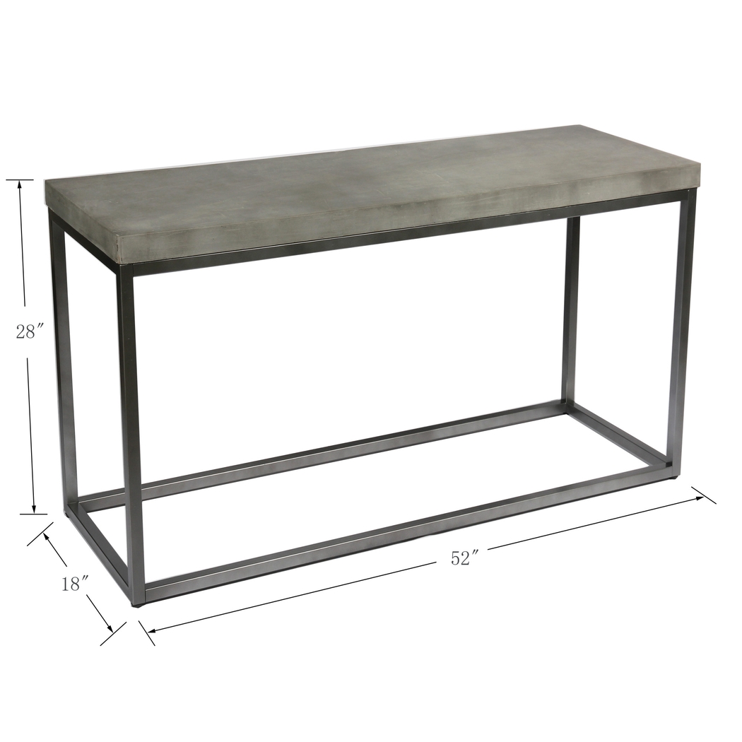 Urbandale Court  Gray Sofa Table - Thumbnail - Image 5