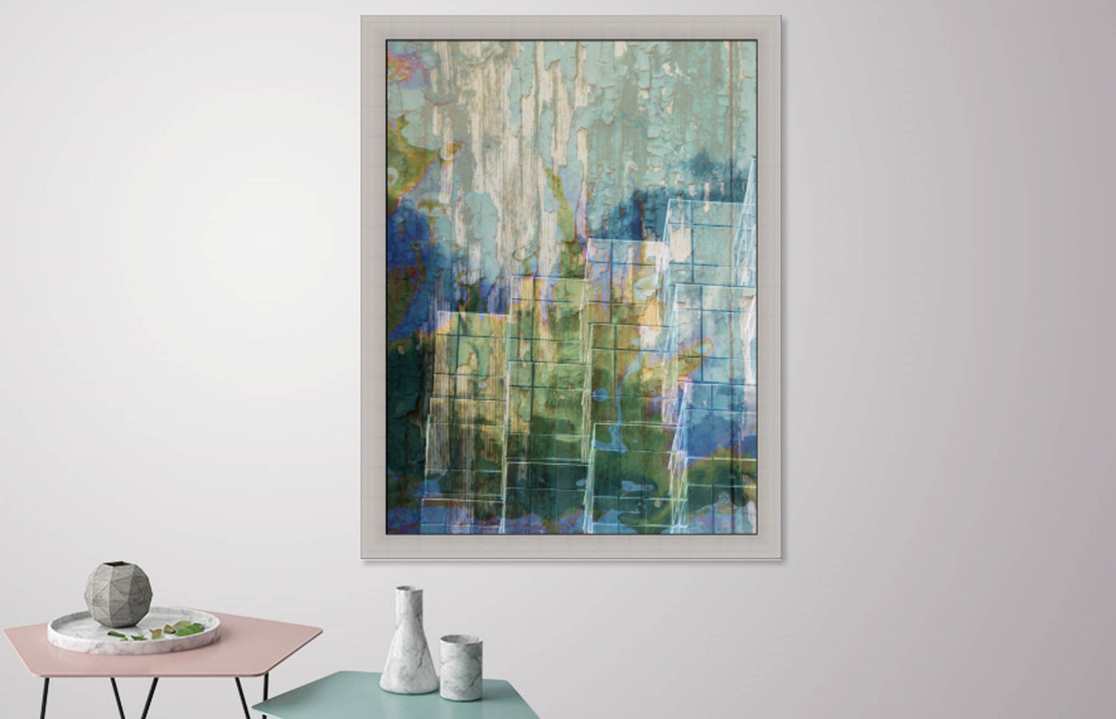 Urbino I Blue Artwork - Thumbnail - Image 2